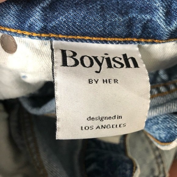 Boyish Tommy Jeans Women’s 24 His Girl Friday Straight High Rise Floral Paint - Picture 14 of 16